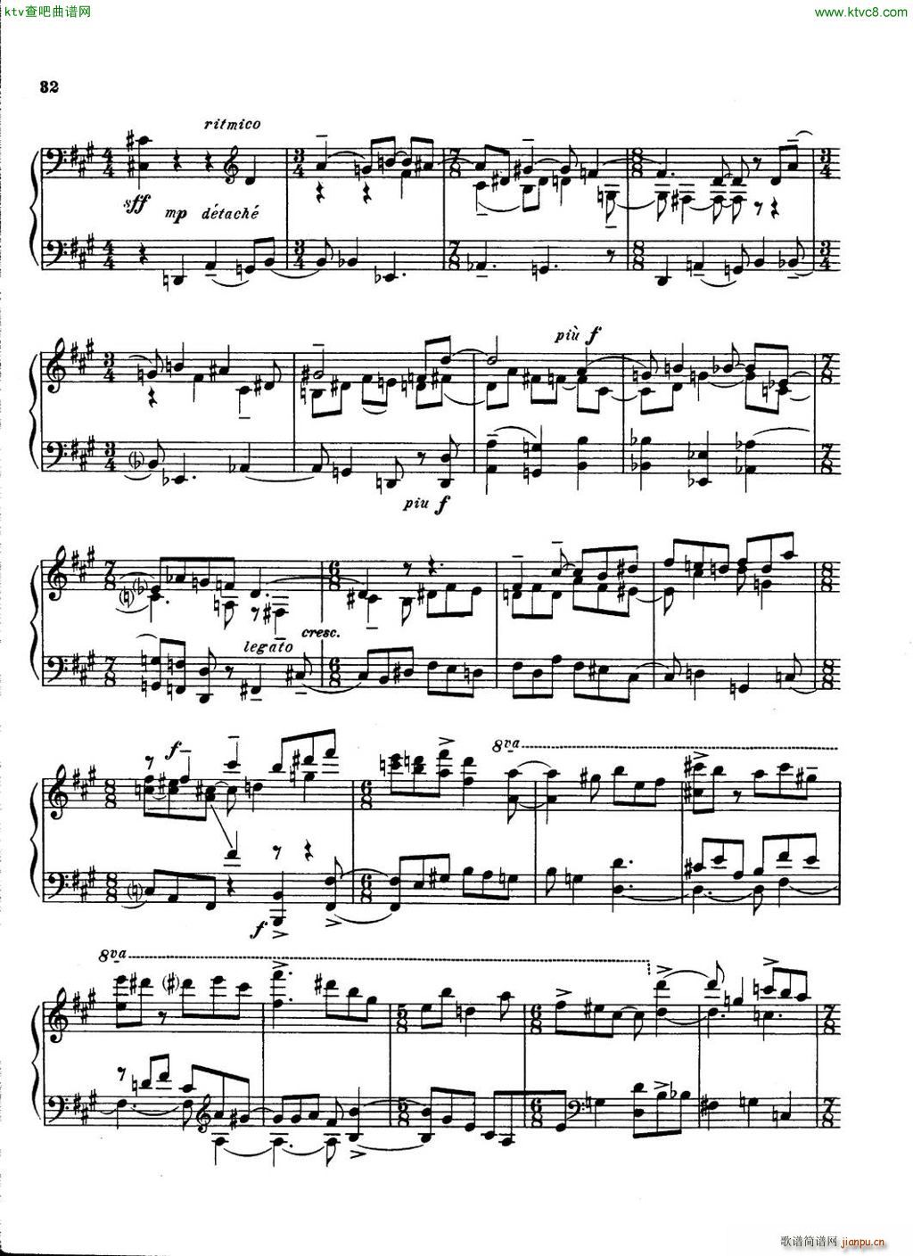 Carter Piano Sonata(钢琴谱)32