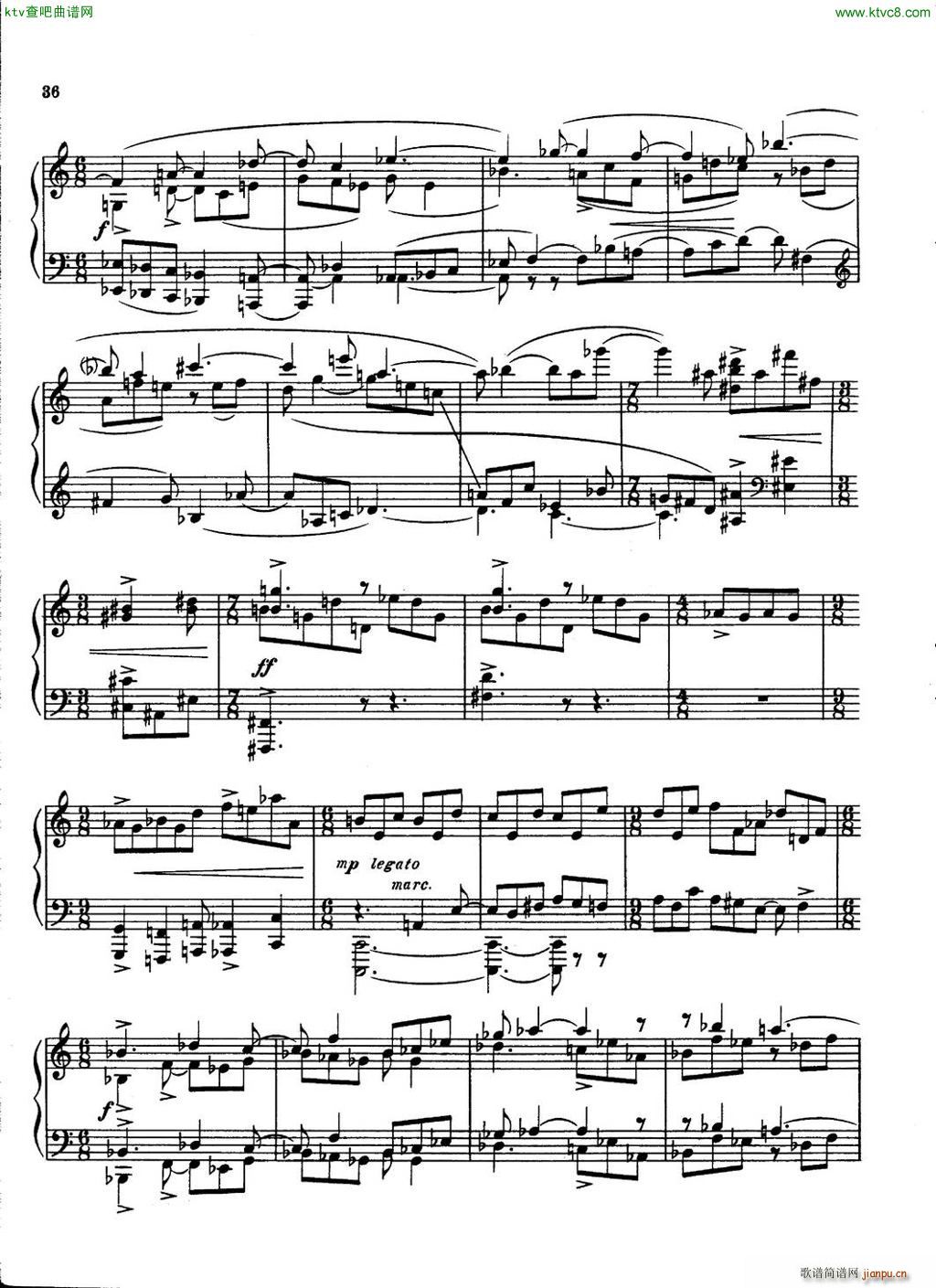 Carter Piano Sonata(钢琴谱)36
