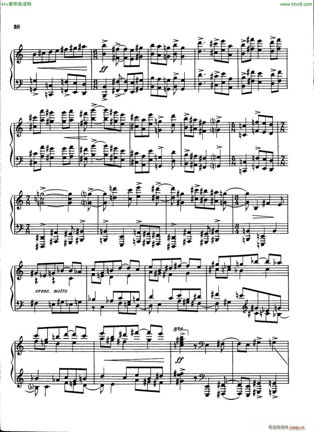 Carter Piano Sonata(钢琴谱)38