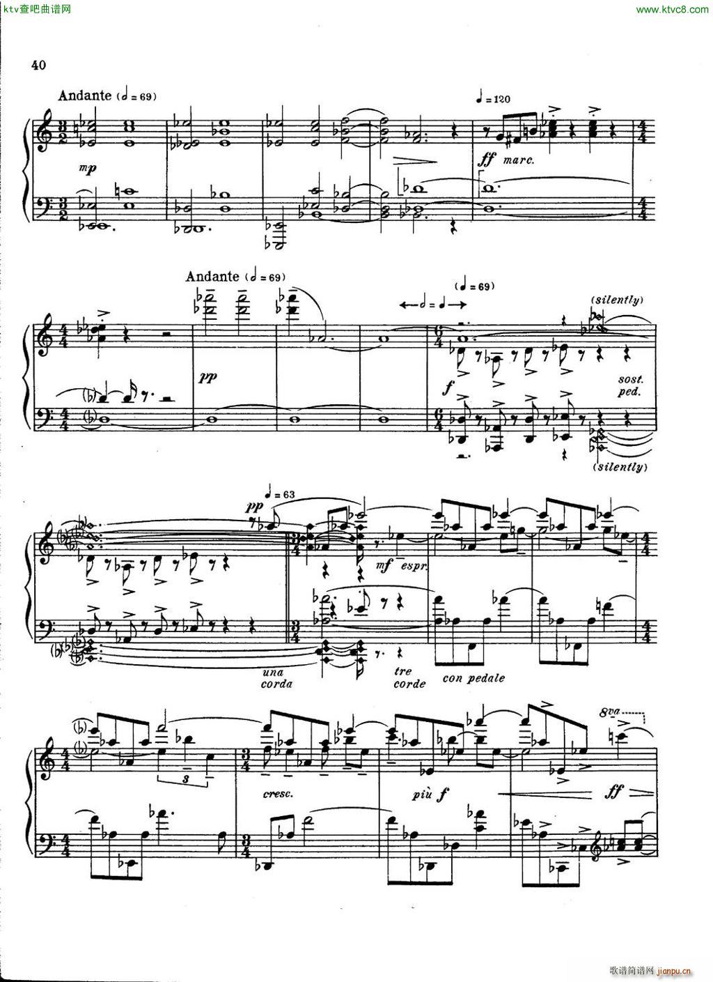 Carter Piano Sonata(钢琴谱)40
