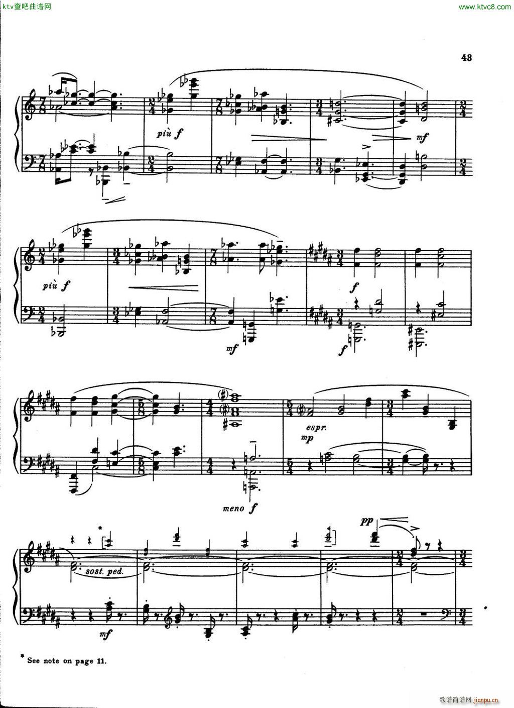 Carter Piano Sonata(钢琴谱)43