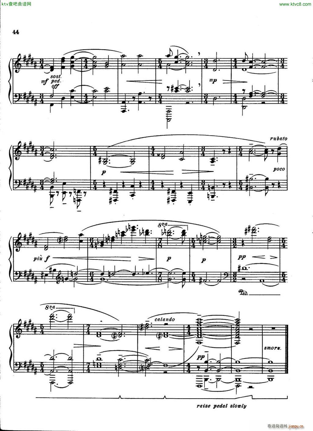 Carter Piano Sonata(钢琴谱)44