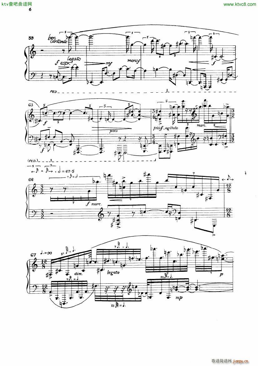 Carter Night Fantasies(钢琴谱)9