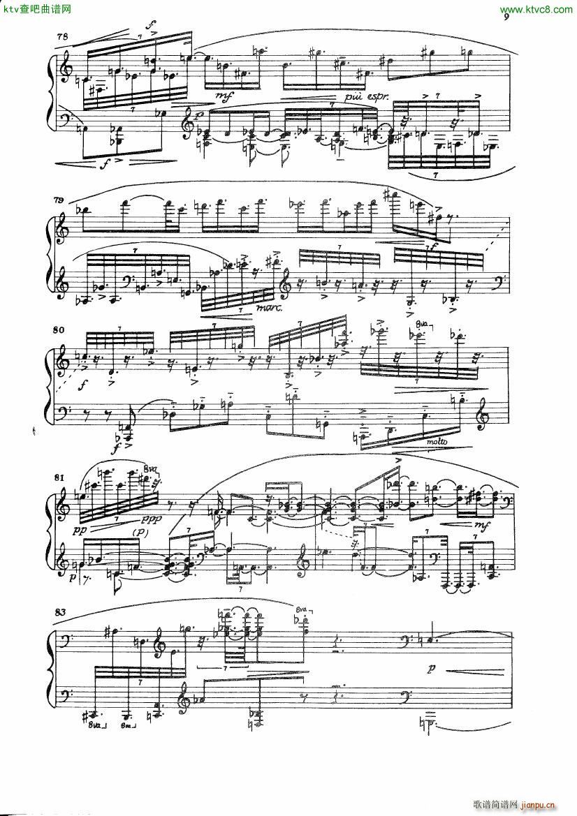 Carter Night Fantasies(钢琴谱)12