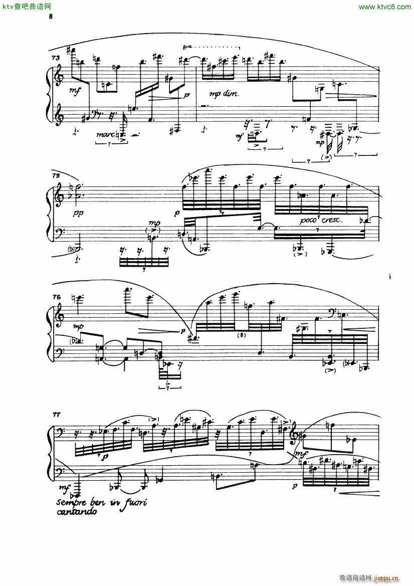 Carter Night Fantasies(钢琴谱)11