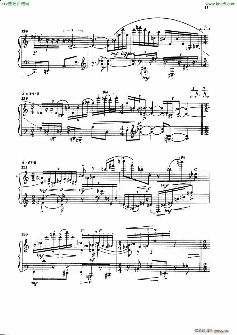 Carter Night Fantasies(钢琴谱)16