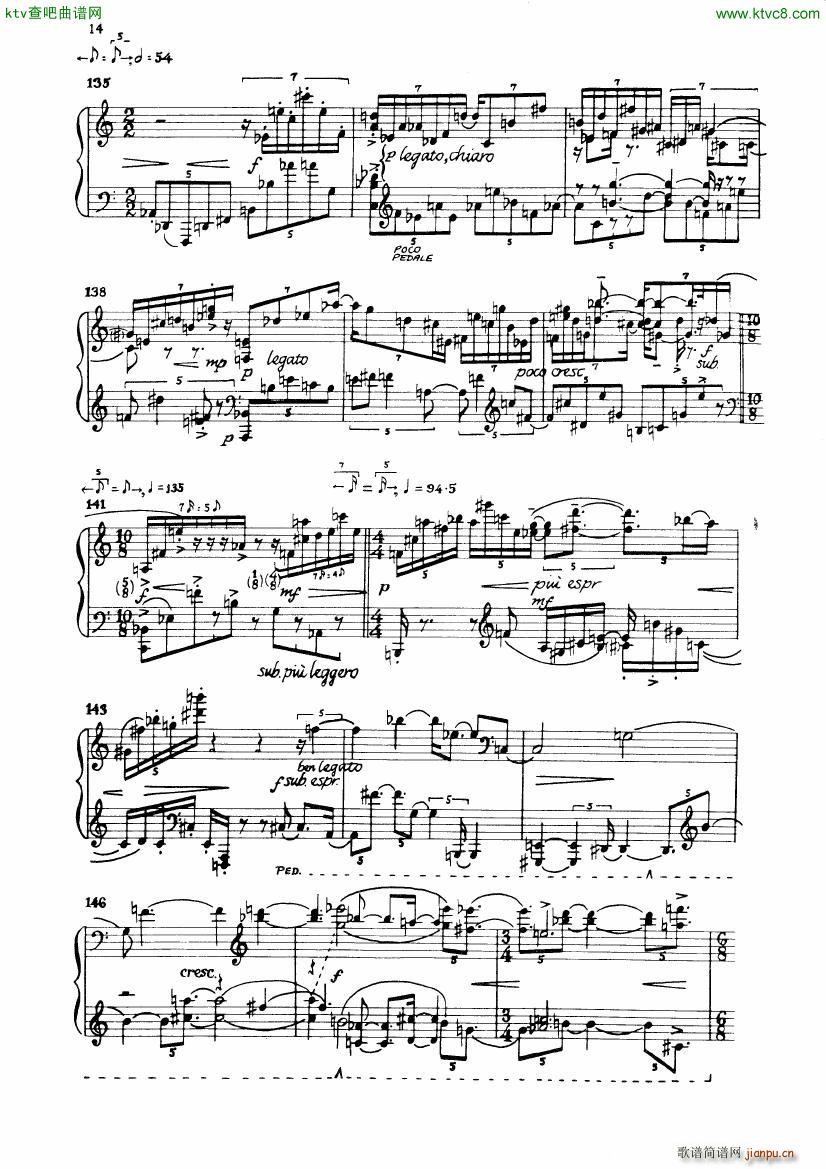 Carter Night Fantasies(钢琴谱)17