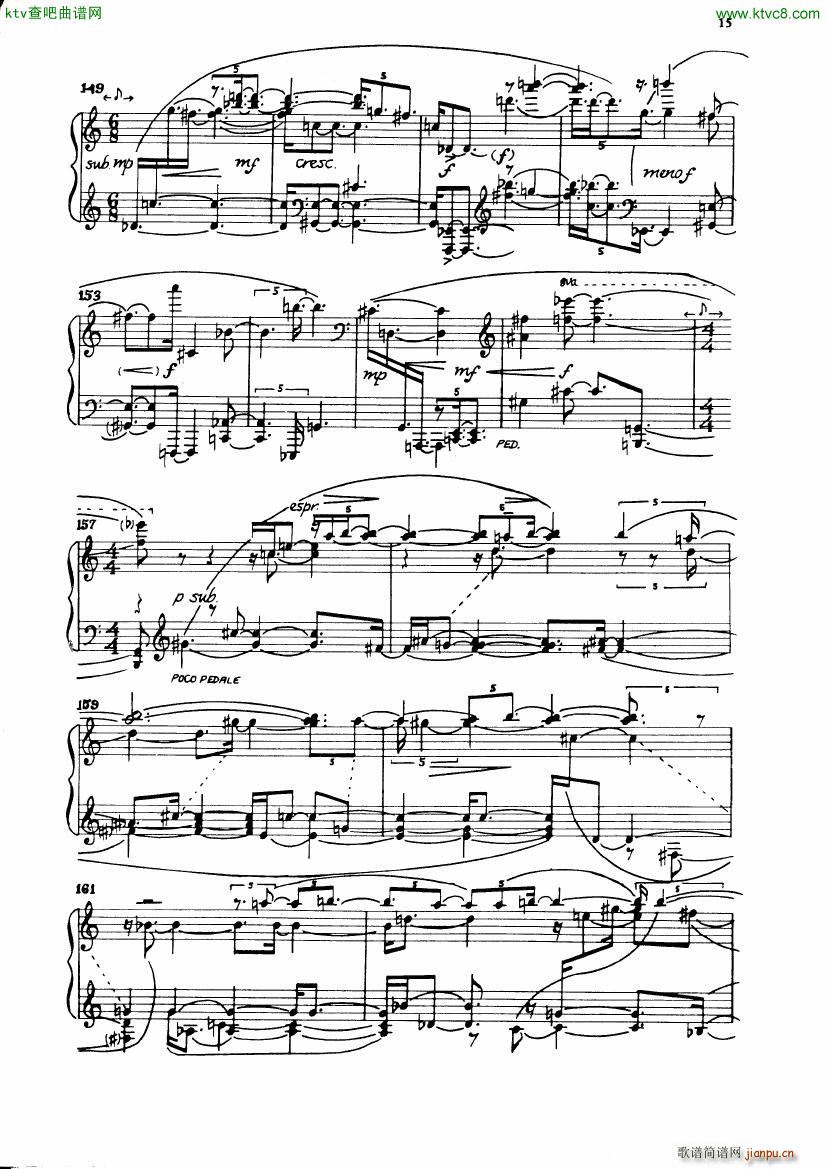 Carter Night Fantasies(钢琴谱)18