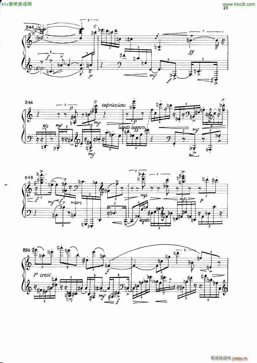 Carter Night Fantasies(钢琴谱)26