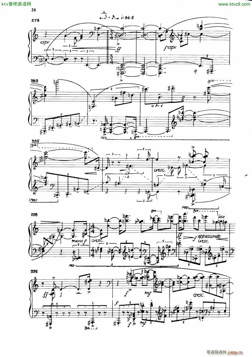 Carter Night Fantasies(钢琴谱)29