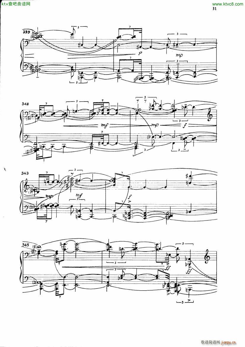 Carter Night Fantasies(钢琴谱)34