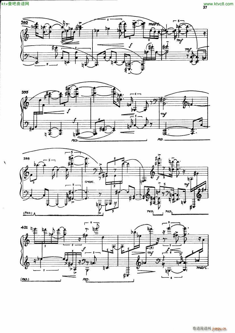 Carter Night Fantasies(钢琴谱)40