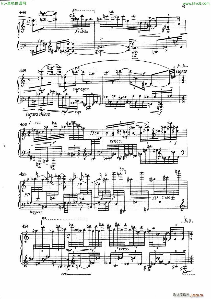 Carter Night Fantasies(钢琴谱)44