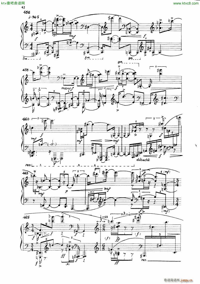 Carter Night Fantasies(钢琴谱)45