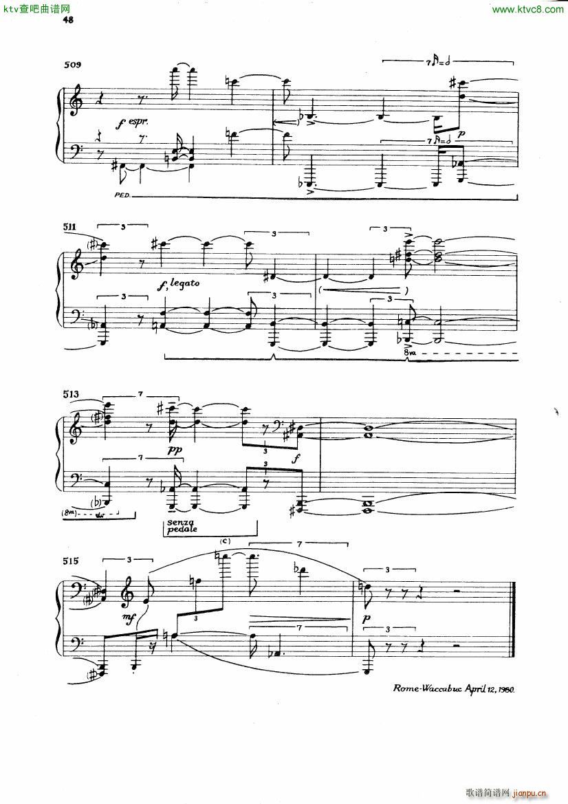 Carter Night Fantasies(钢琴谱)51