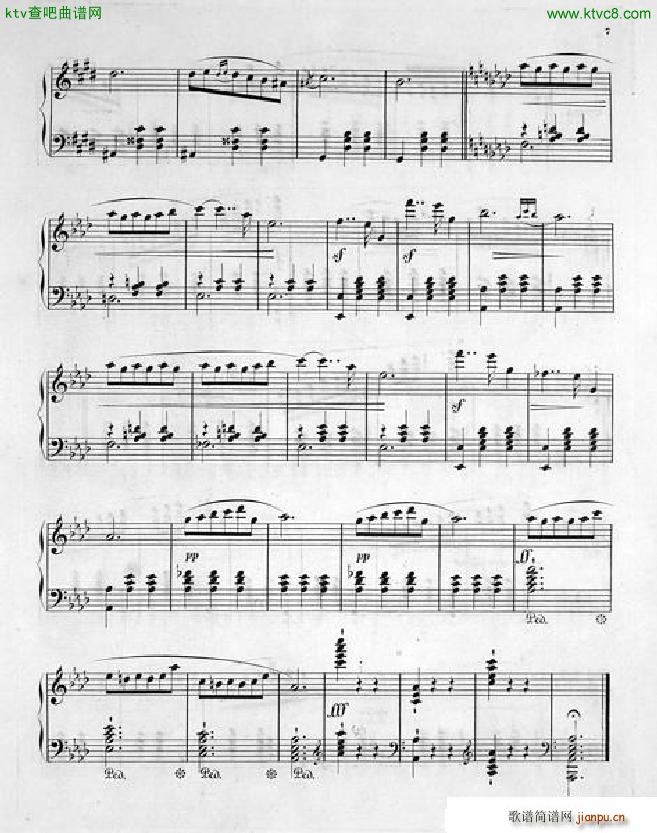 Carreno The Gottschalk Waltz(钢琴谱)7