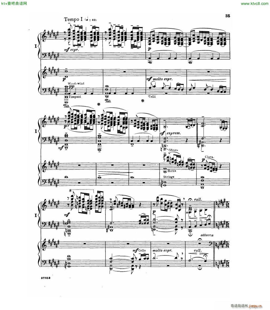 Carpenter Piano concertino reduction(钢琴谱)1