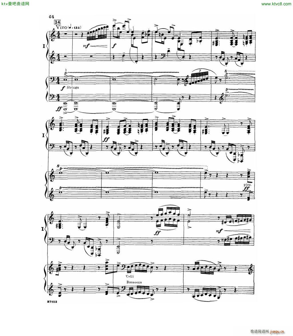 Carpenter Piano concertino reduction(钢琴谱)30