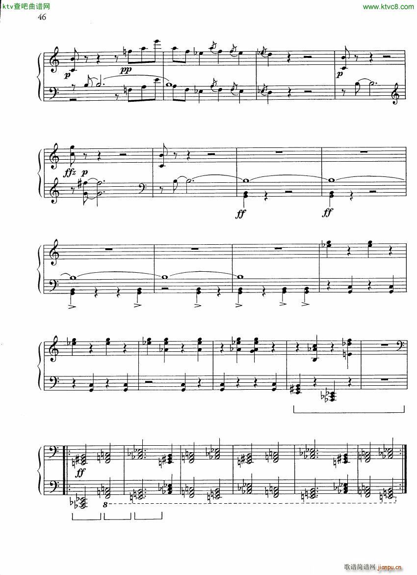 John Cage Piano works 1938 1948 二(钢琴谱)5