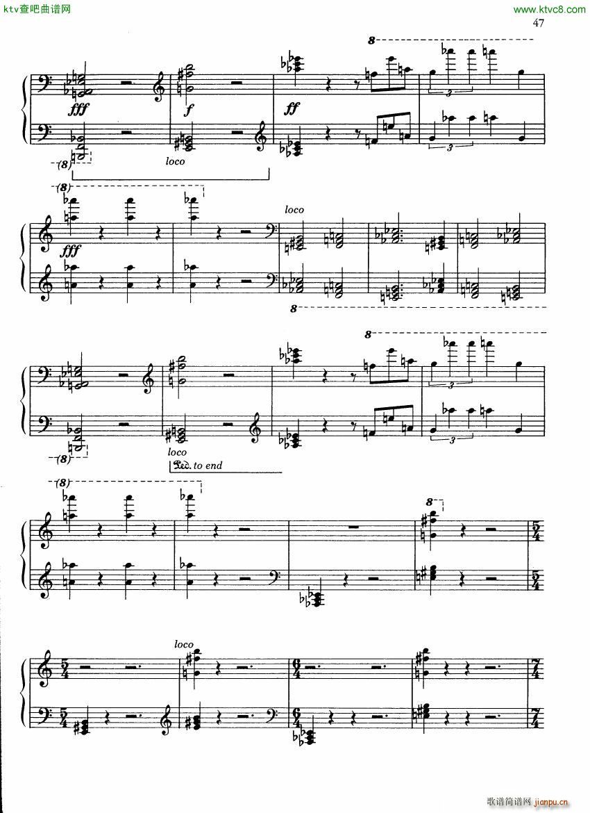 John Cage Piano works 1938 1948 二(钢琴谱)6