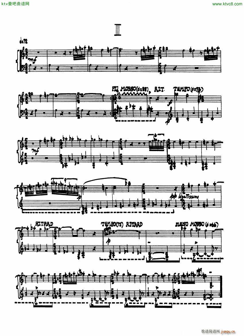 Cage Sonatas and Interludes for prepared piano(钢琴谱)6