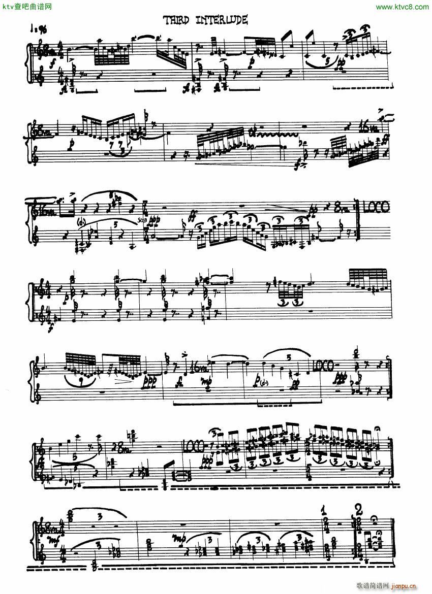 Cage Sonatas and Interludes for prepared piano(钢琴谱)19