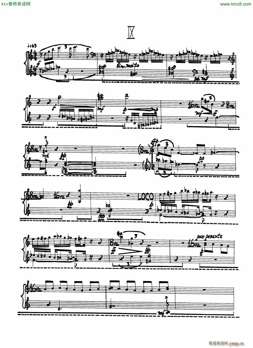 Cage Sonatas and Interludes for prepared piano(钢琴谱)20