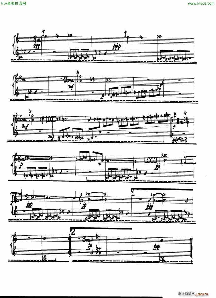 Cage Sonatas and Interludes for prepared piano(钢琴谱)25