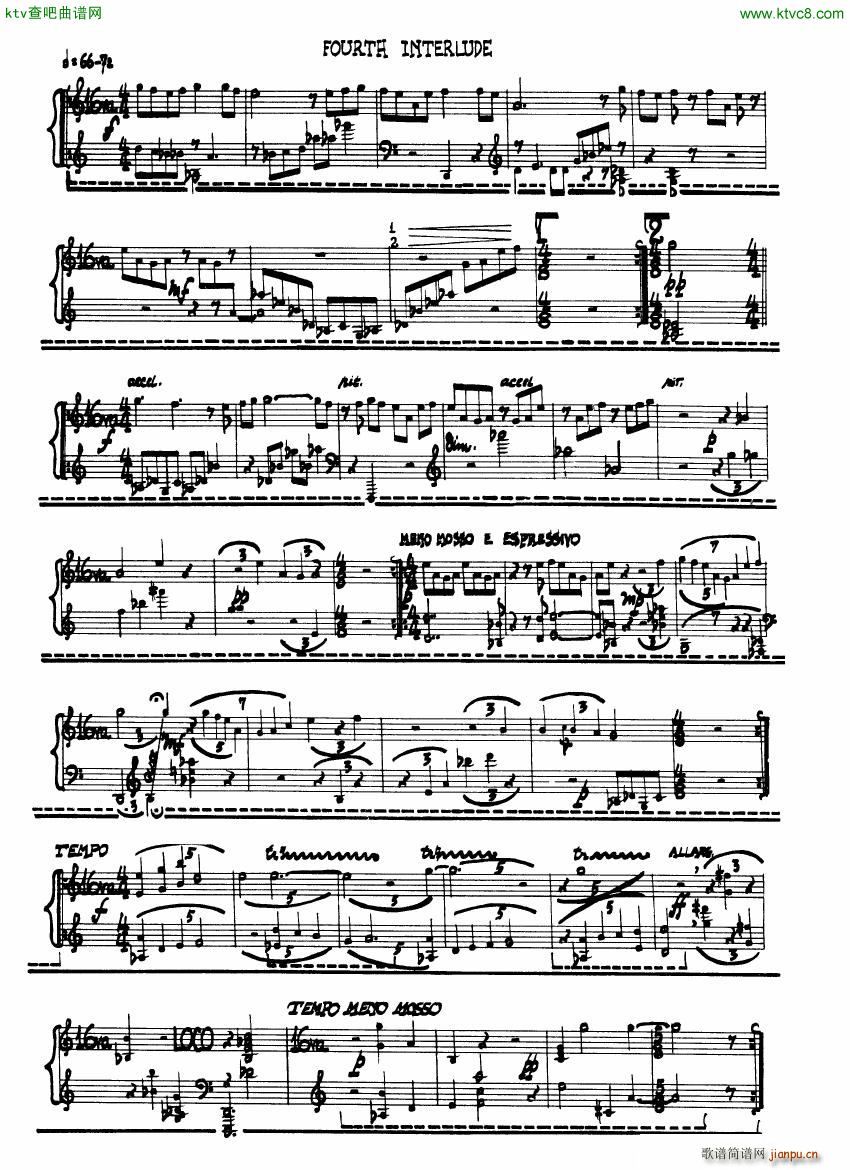 Cage Sonatas and Interludes for prepared piano(钢琴谱)29