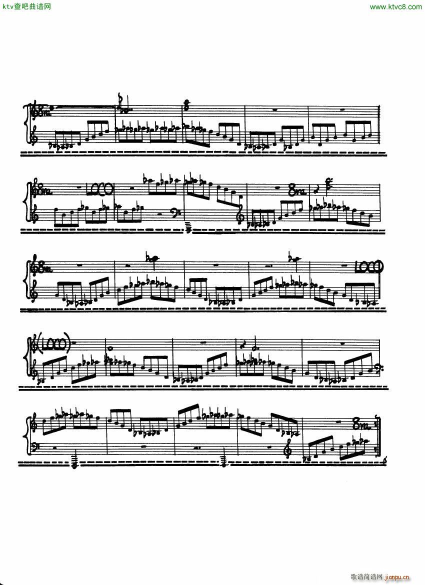 Cage Sonatas and Interludes for prepared piano(钢琴谱)35