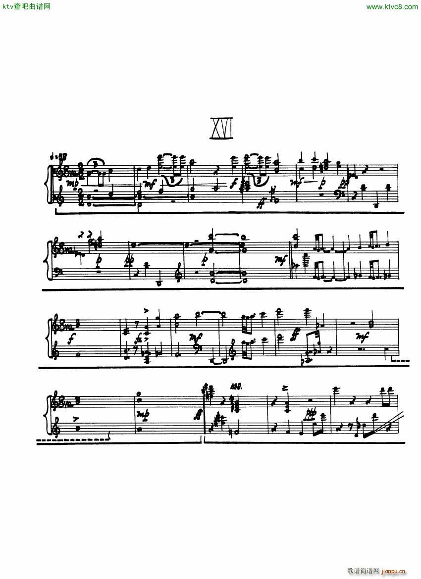 Cage Sonatas and Interludes for prepared piano(钢琴谱)36