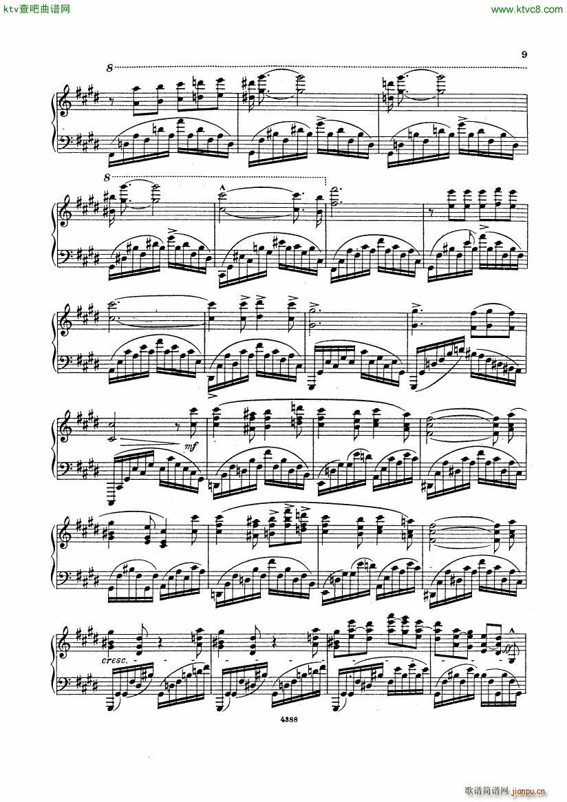 Bortkiewicz Op29 12 Etudes Nouvelles Book 1(钢琴谱)8
