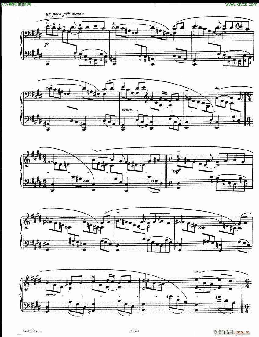 Bortkiewicz Op 42 Ballade and Op 46 Elegie(钢琴谱)16
