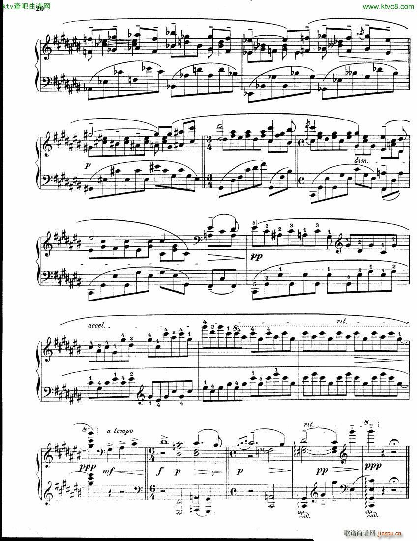 Bortkiewicz Op 42 Ballade and Op 46 Elegie(钢琴谱)20