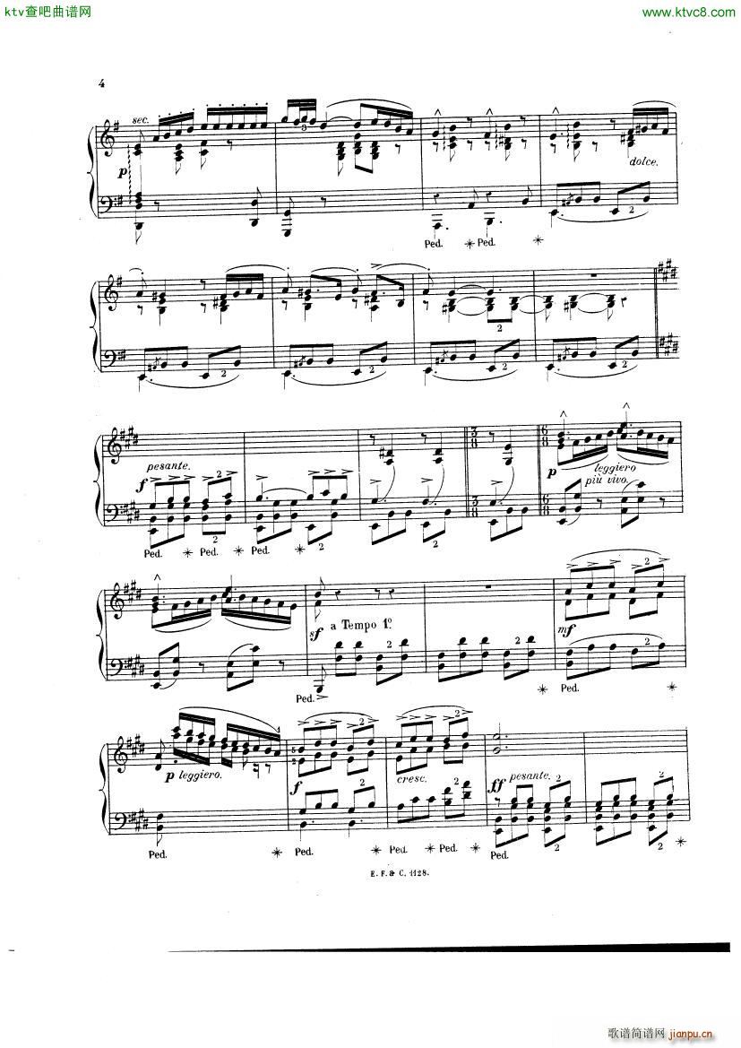 Chaminade Guitare(钢琴谱)3