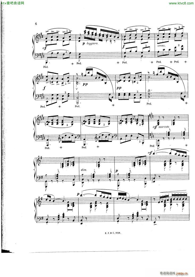 Chaminade Guitare(钢琴谱)5