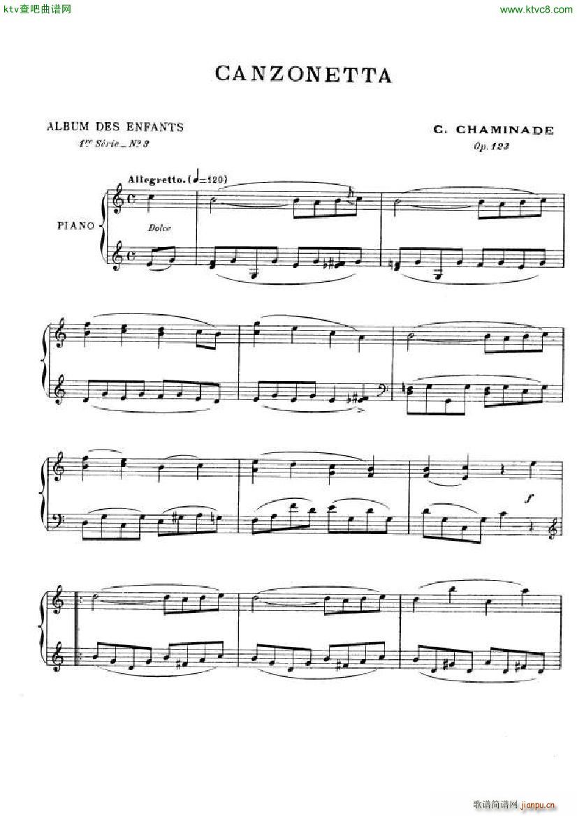 Chaminade Album des Enfants op 123(钢琴谱)5