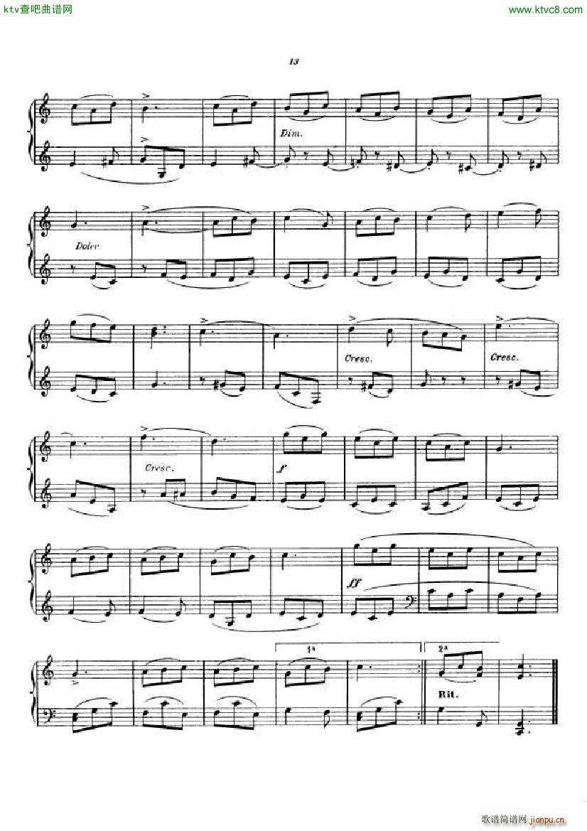 Chaminade Album des Enfants op 123(钢琴谱)12