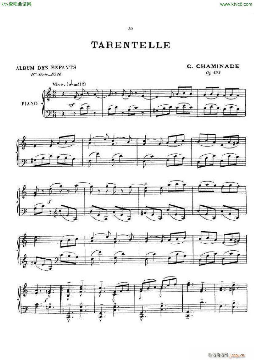 Chaminade Album des Enfants op 123(钢琴谱)19