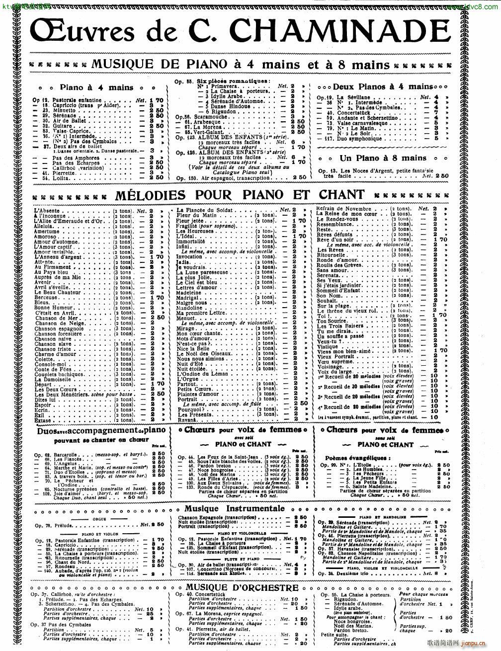 Chaminade Konzerstuck Op 40 reduction(钢琴谱)46