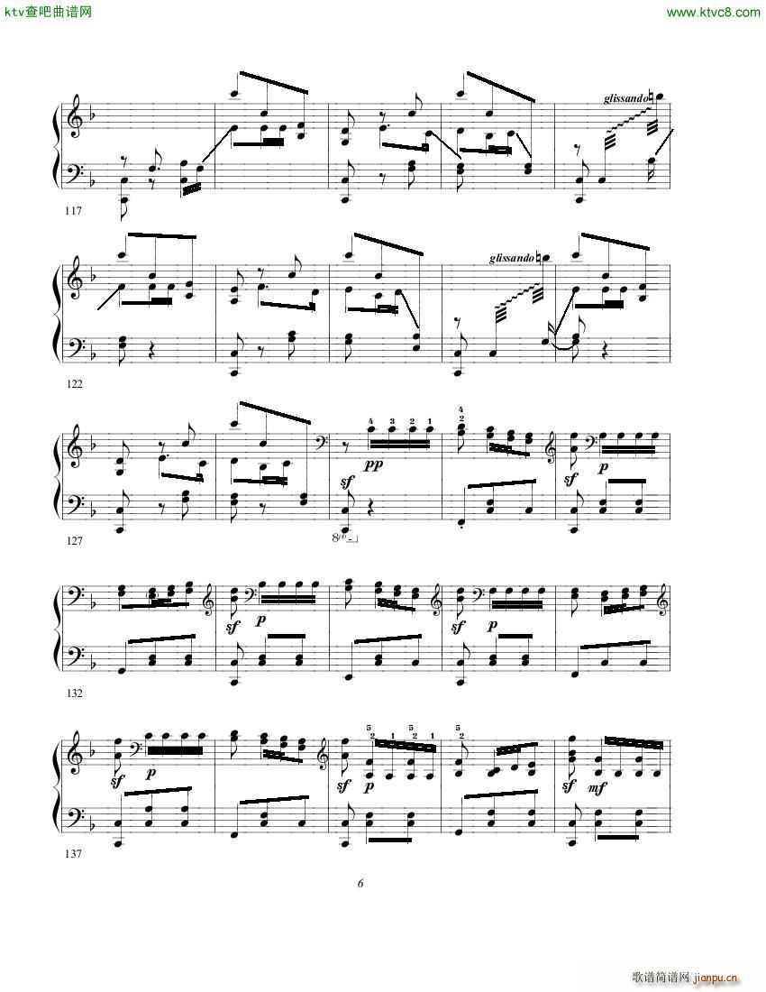 gurt chabrier espana(钢琴谱)6