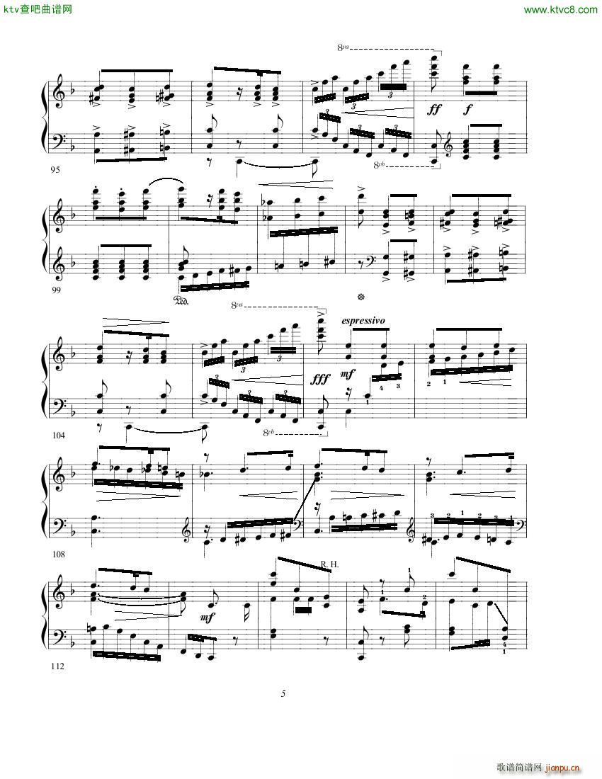 gurt chabrier espana(钢琴谱)5