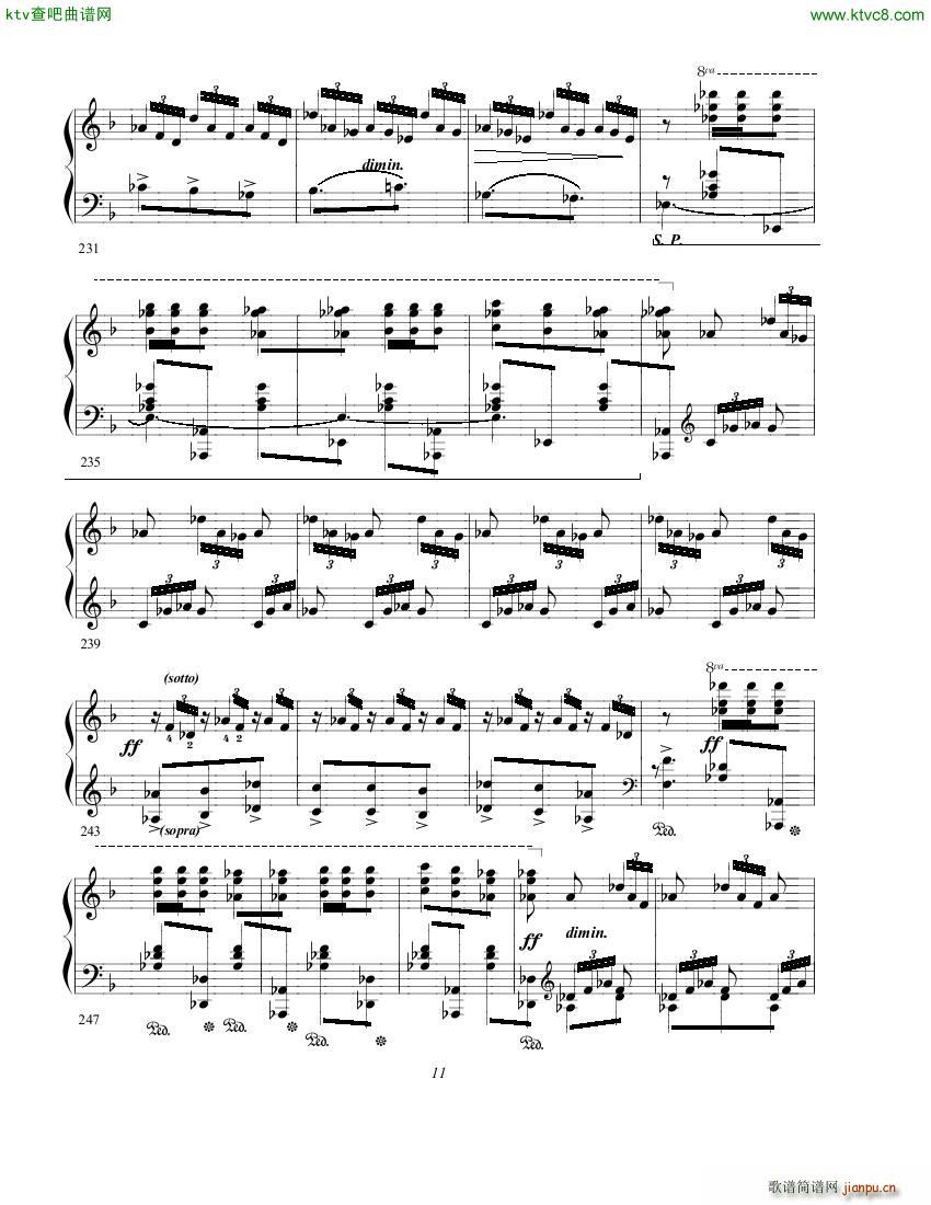 gurt chabrier espana(钢琴谱)11