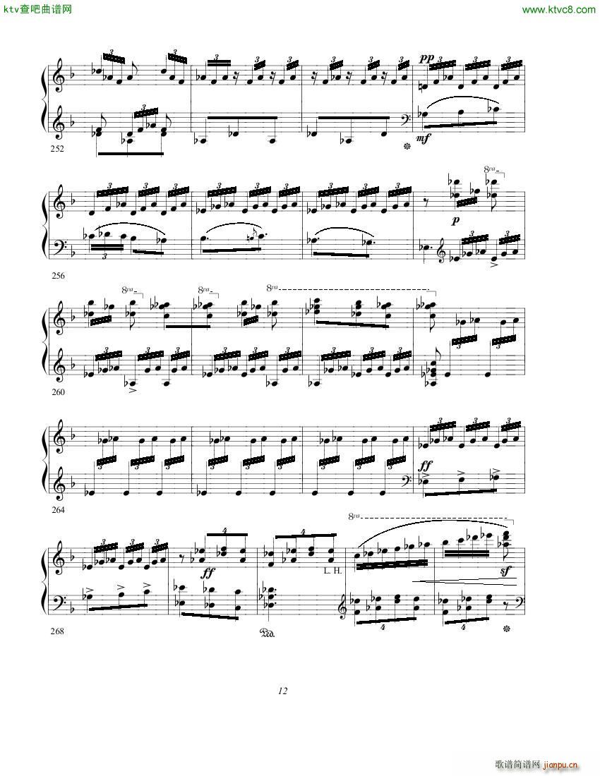 gurt chabrier espana(钢琴谱)12
