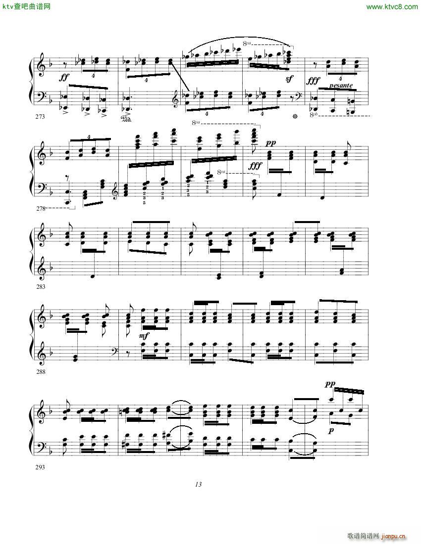 gurt chabrier espana(钢琴谱)13