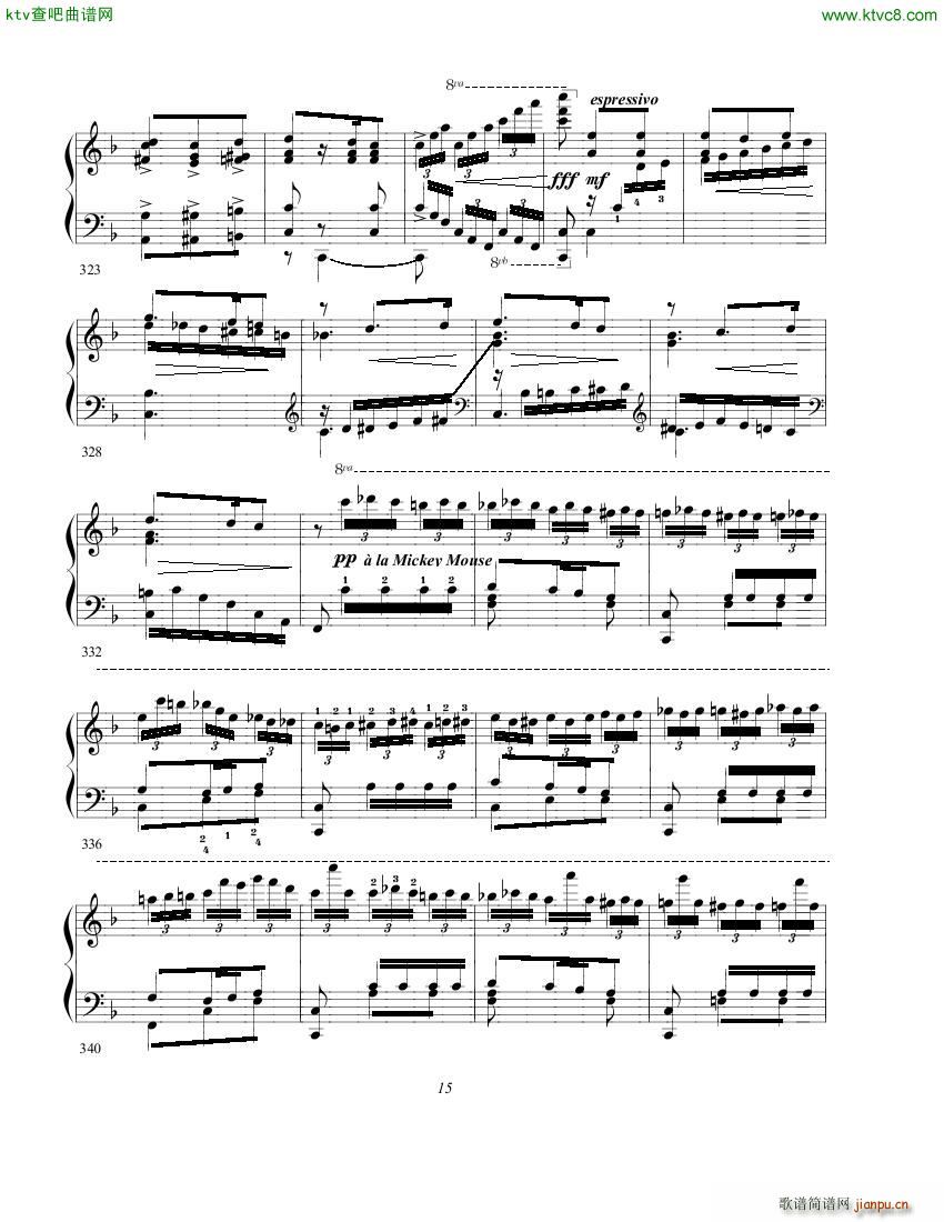 gurt chabrier espana(钢琴谱)15