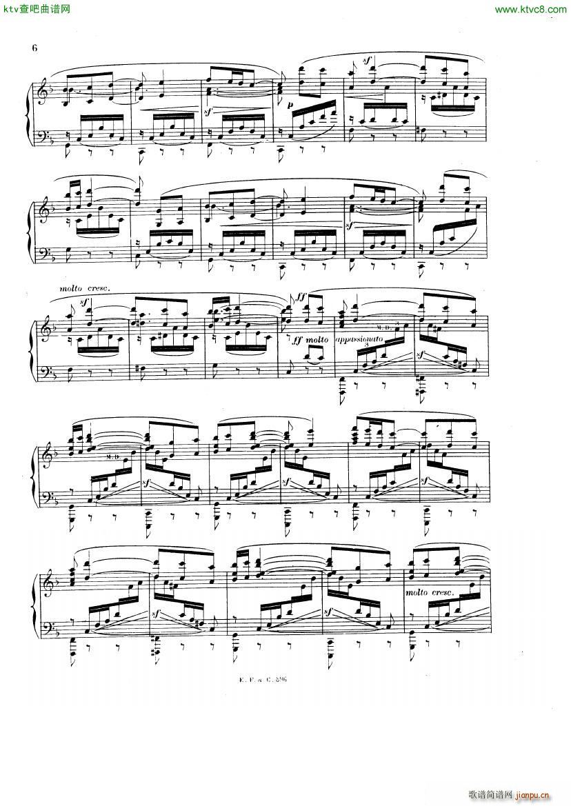 chevillard chabrier espana(钢琴谱)6