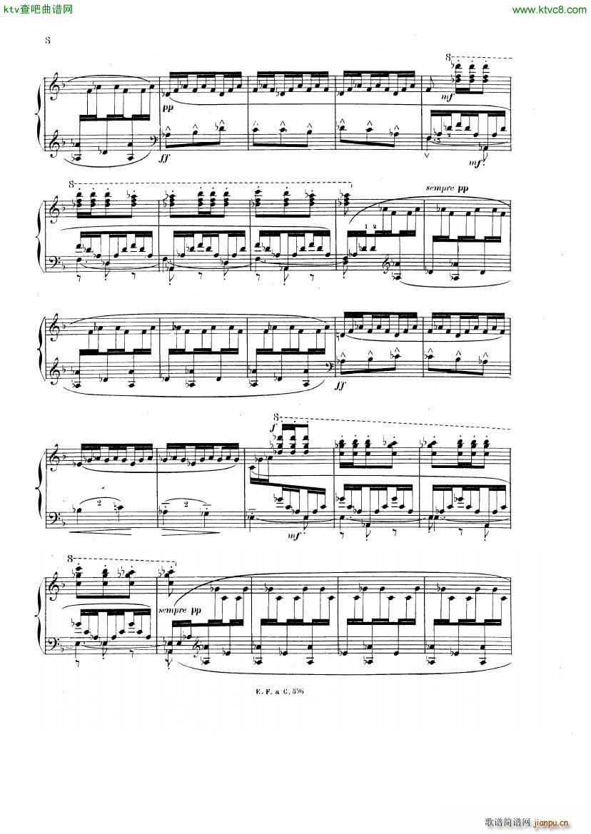 chevillard chabrier espana(钢琴谱)8