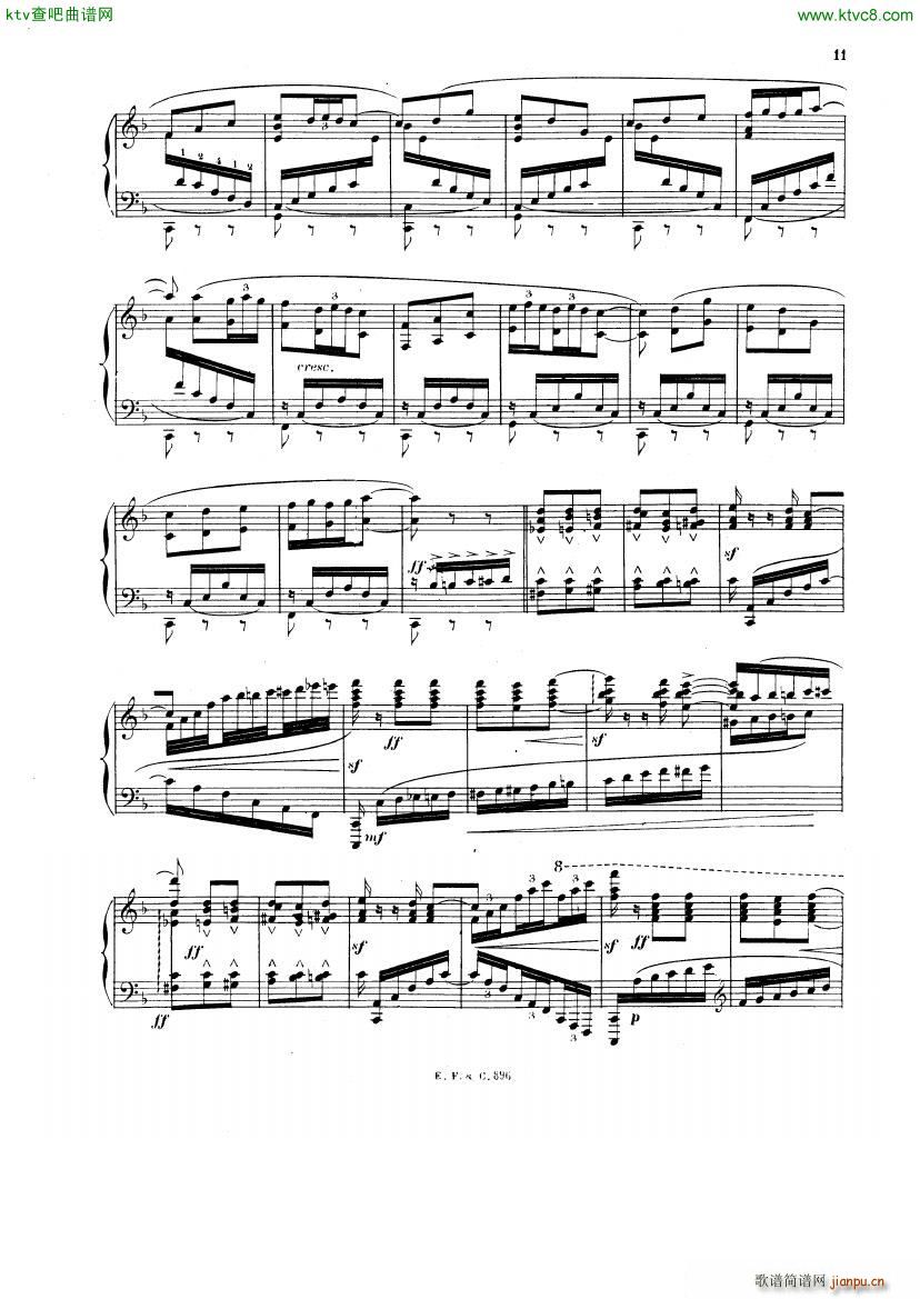 chevillard chabrier espana(钢琴谱)11
