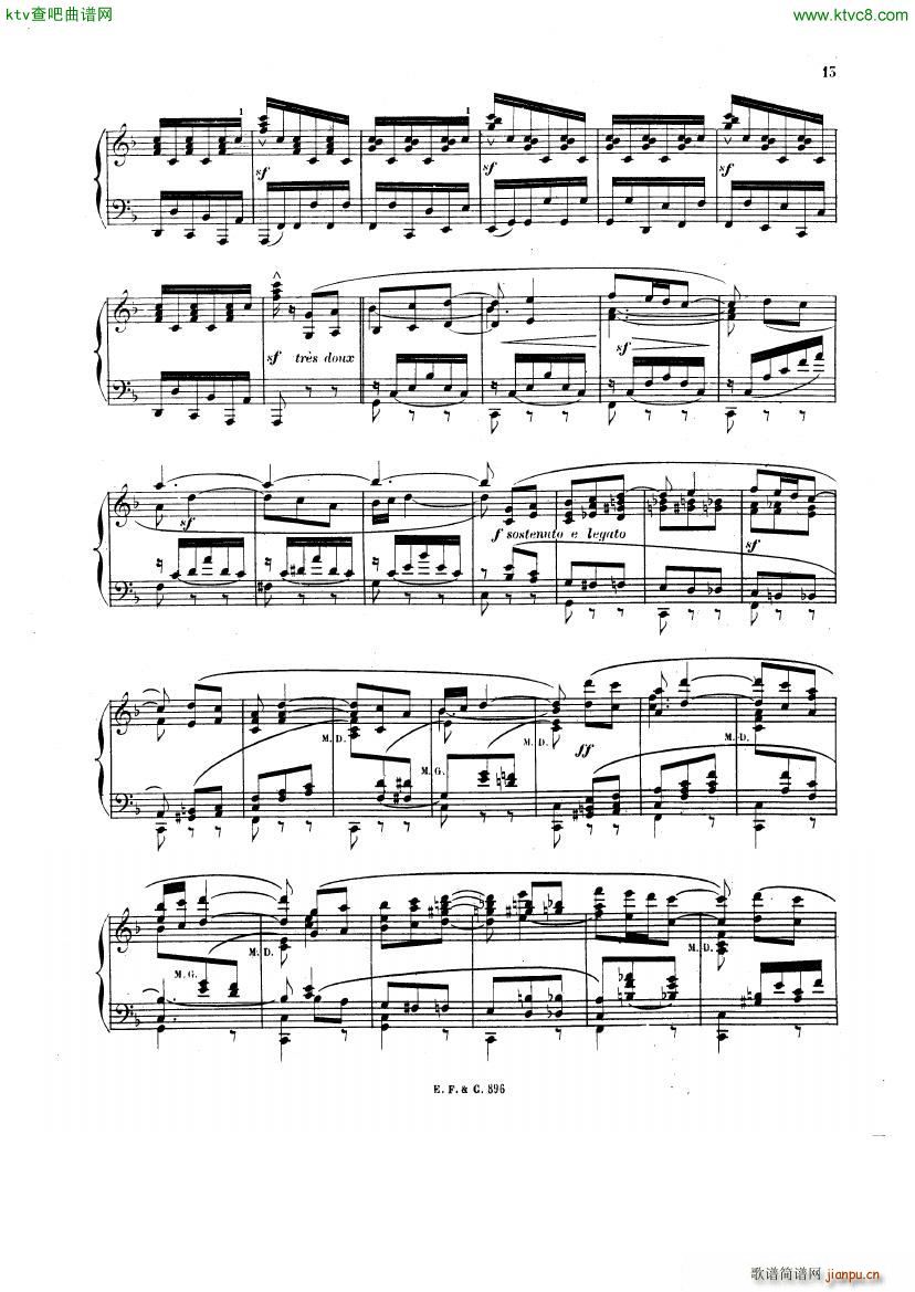 chevillard chabrier espana(钢琴谱)13